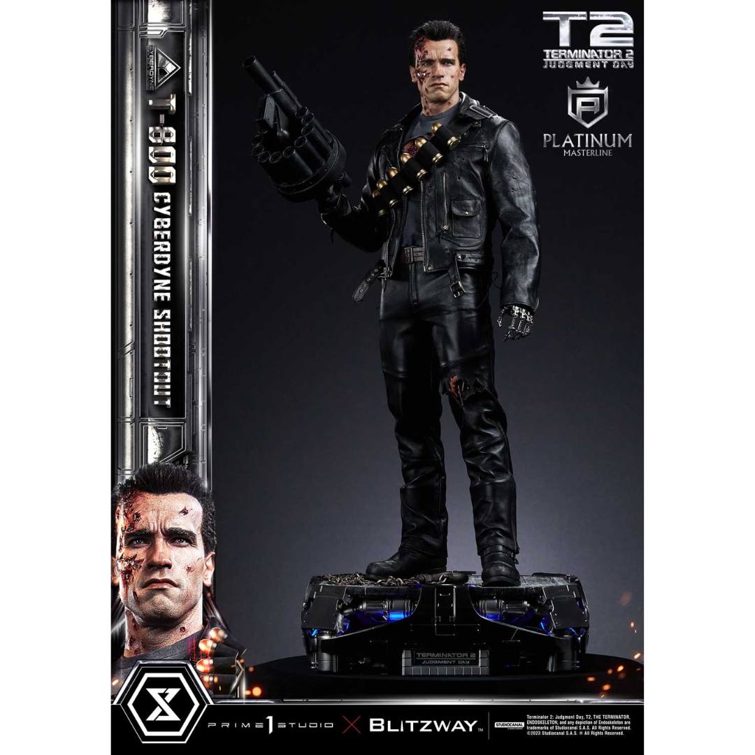 Terminator 2: Judgment Day T-800 favorite Cyberdyne Shootout By Prime 1 Studio -Prime 1 Studio - India - www.superherotoystore.com