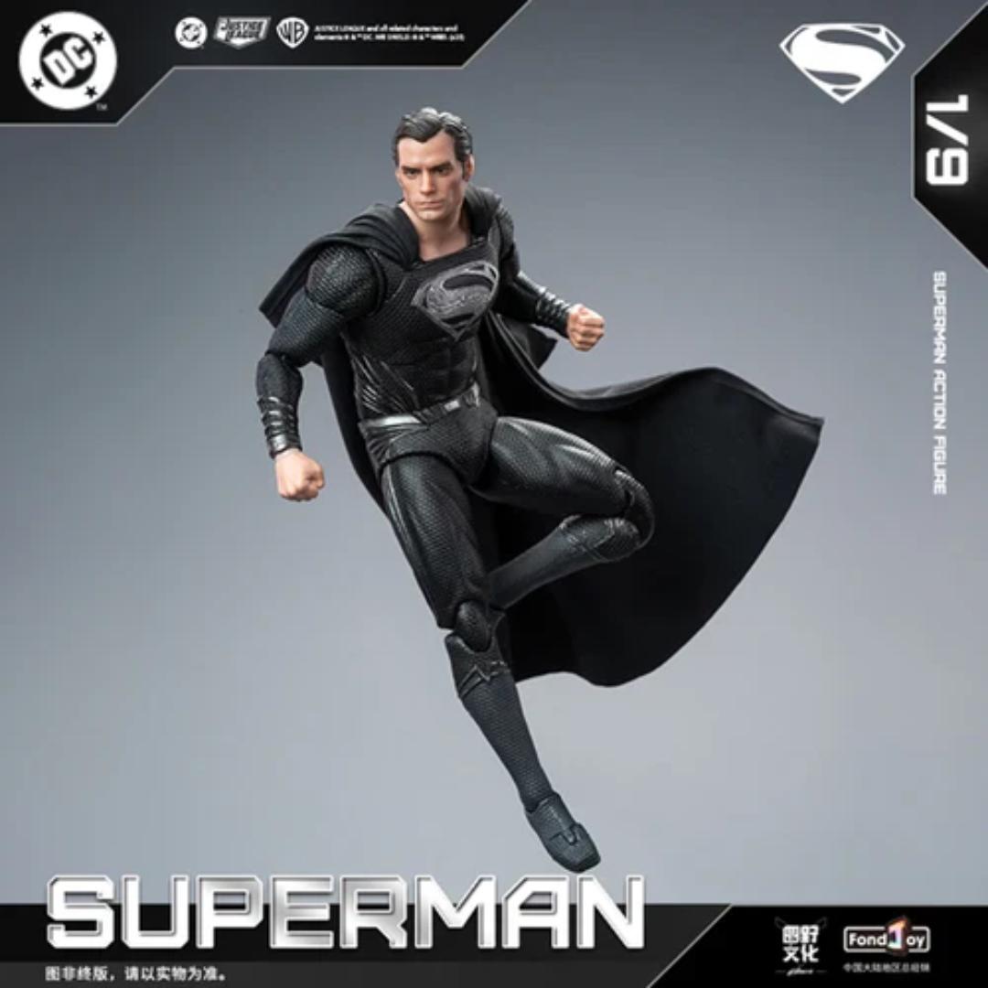 Dc Action Figure Series - Black Superman 2.0 By Fondjoy