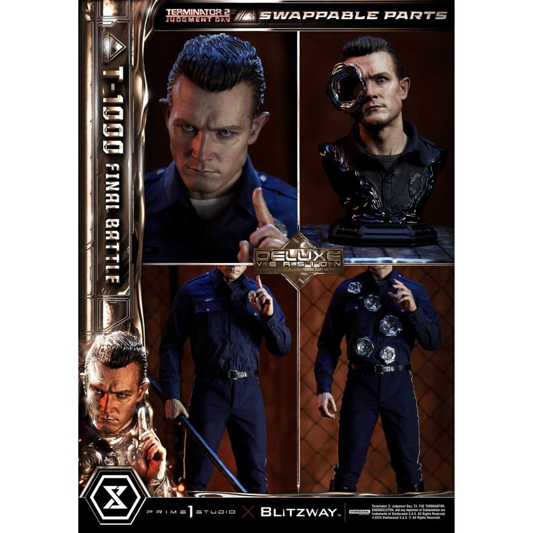 Terminator 2: Judgment Day T-1000 Final Battle DX Bonus Version Statue by Prime1 Studios -Prime 1 Studio - India - www.superherotoystore.com