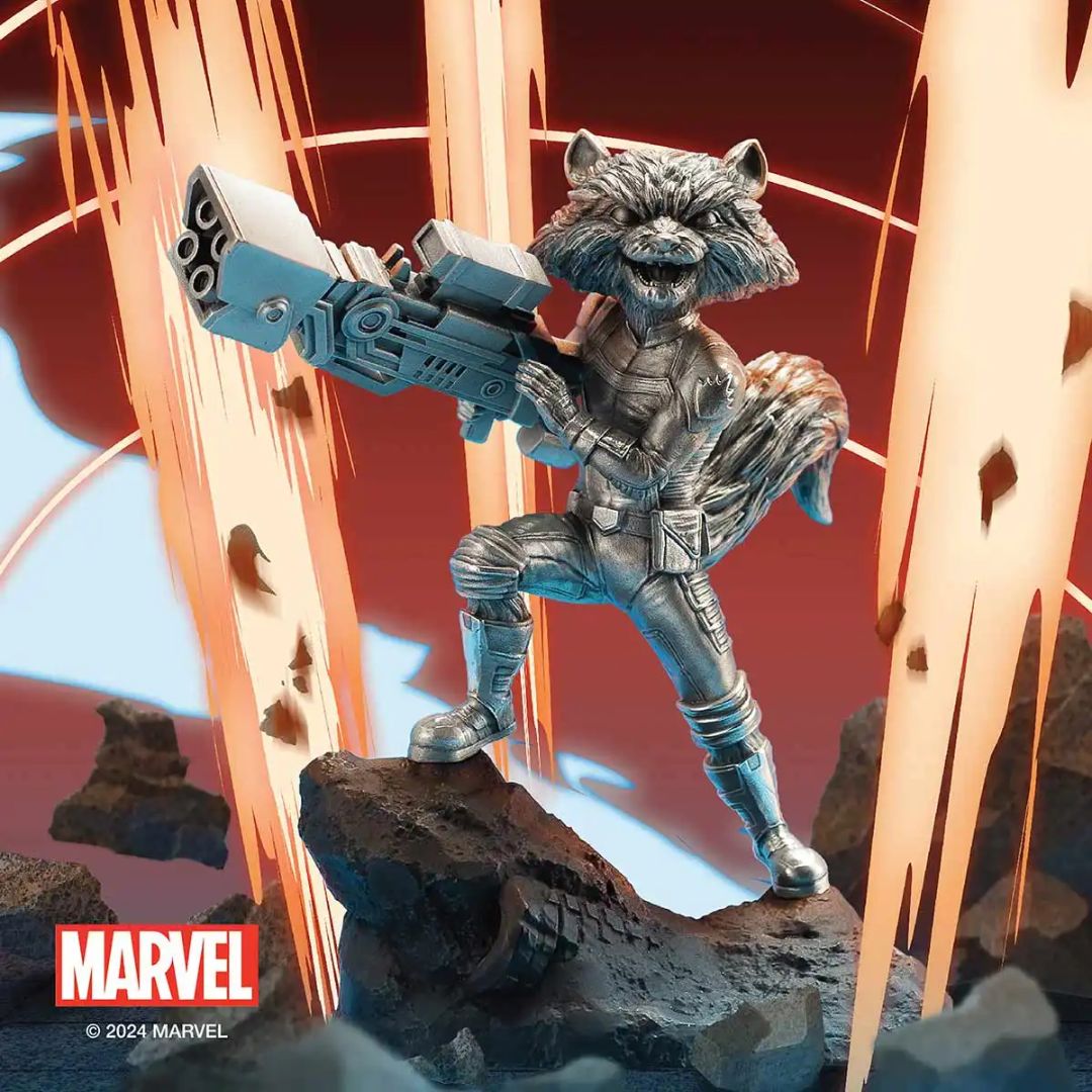 Rocket Raccoon Figurine By Royal Selangor -Royal Selangor - India - www.superherotoystore.com