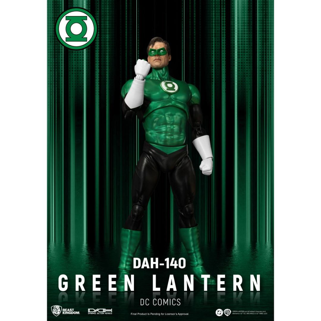 Dc Green Lantern Dynamic 8-Ction Heroes Action Figure By Beast Kingdom -Beast Kingdom - India - www.superherotoystore.com