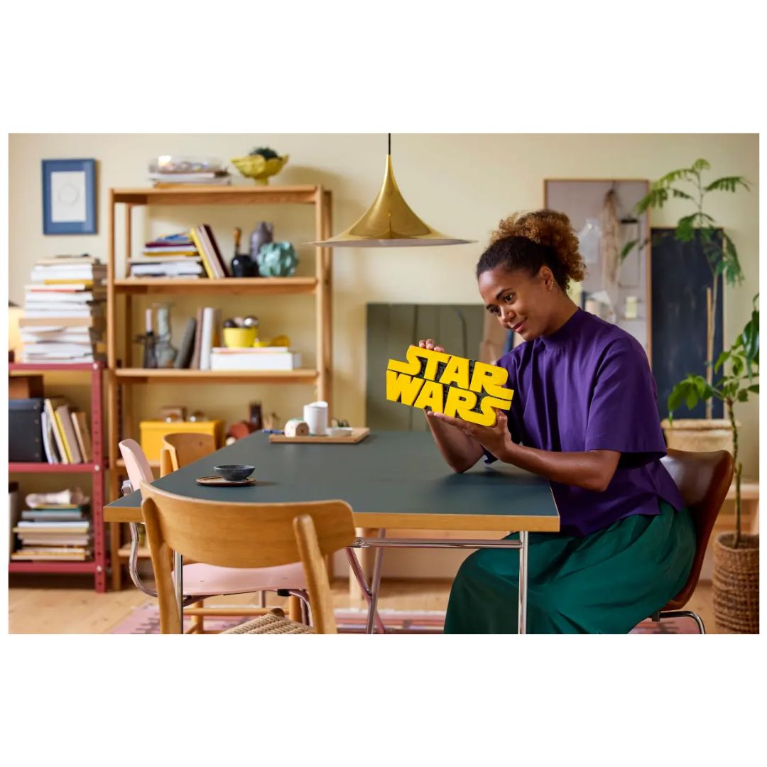 Star Wars Brick-Built Star Wars Logo By Lego -Lego - India - www.superherotoystore.com