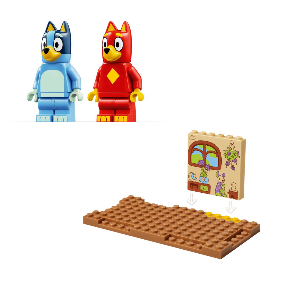 Bluey School With Rusty And Bluey By Lego