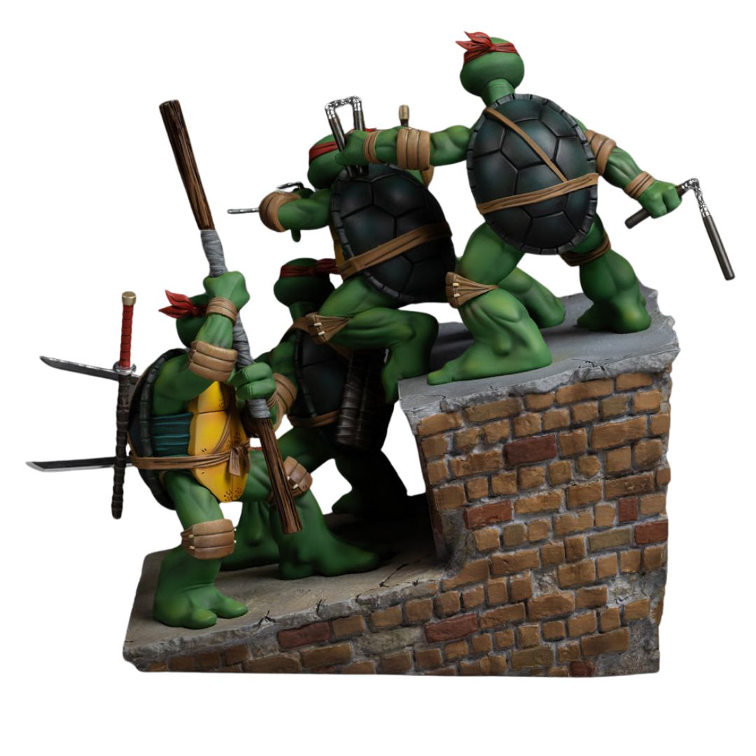 Tmnt Set (Kevin Eastman Version) Deluxe Art Scale Statue By Iron Studios -Iron Studios - India - www.superherotoystore.com