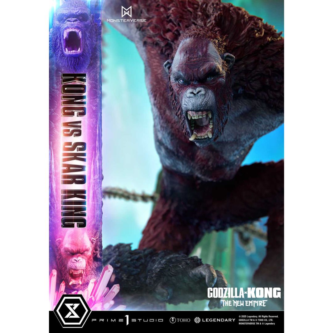 Godzilla X Kong: The New Empire (Film) Kong Vs Skar King Statue By Prime1 Studios -Prime1 Studios - India - www.superherotoystore.com
