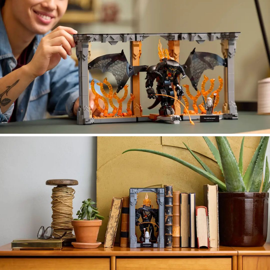 The Lord Of The Rings: Balrog Book Nook By Lego -Lego - India - www.superherotoystore.com