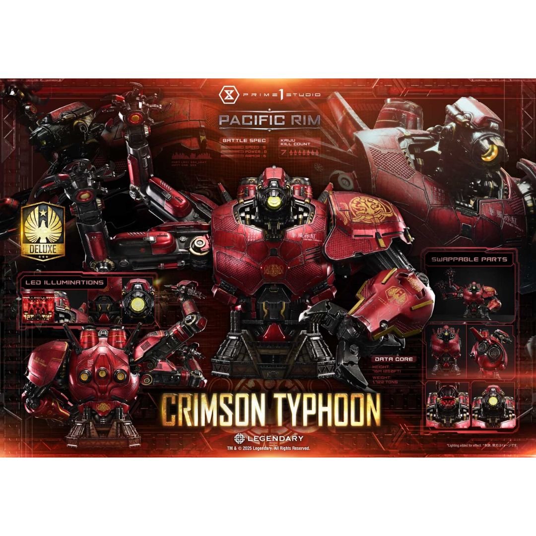 Pacific Rim (Film) Crimson Typhoon Deluxe Statue By Prime1 Studios -Prime1 Studios - India - www.superherotoystore.com