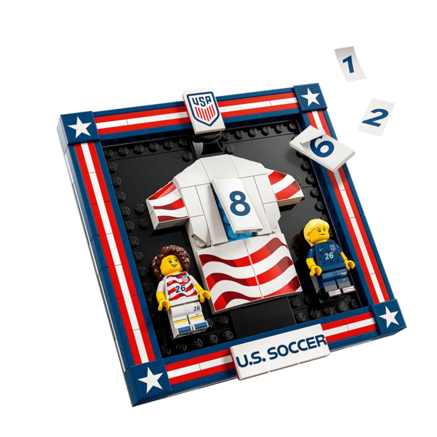 2026 U.S. Soccer National Team Jersey By Lego