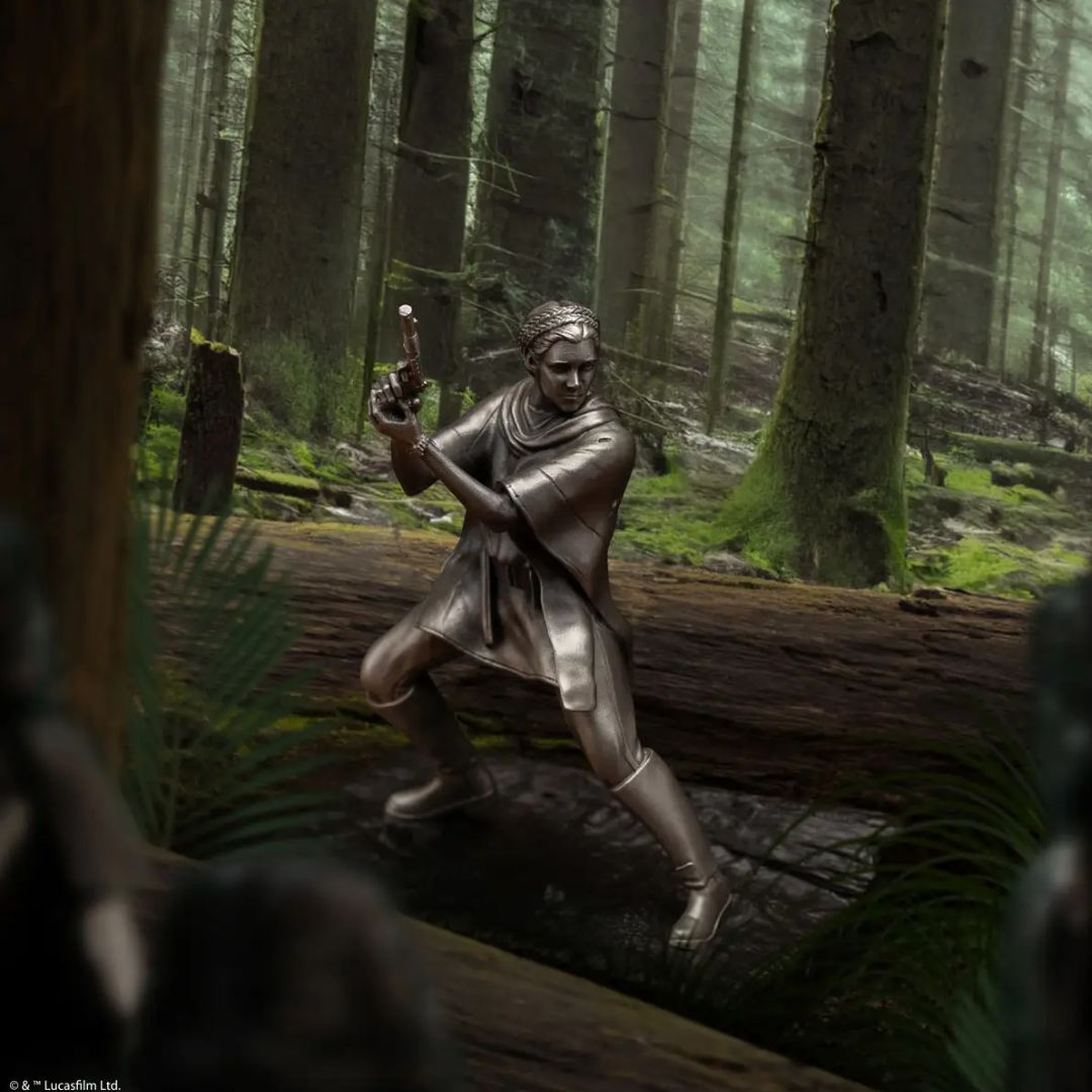 Leia Organa Endor Figurine By Royal Selangor -Royal Selangor - India - www.superherotoystore.com