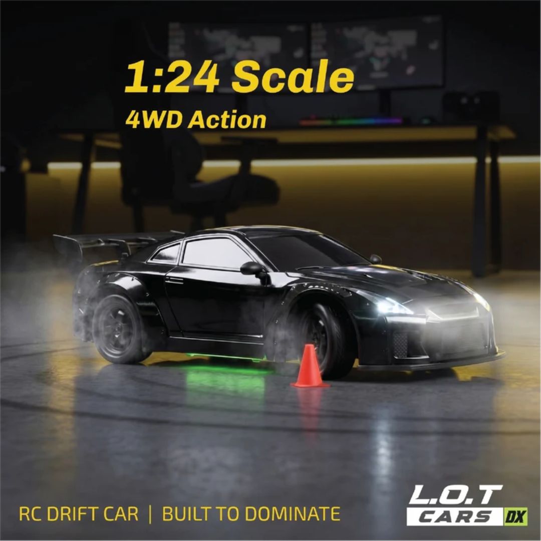 Flare – Remote Control Drifter 1:24 Scale Black Car By Legend Of Toys