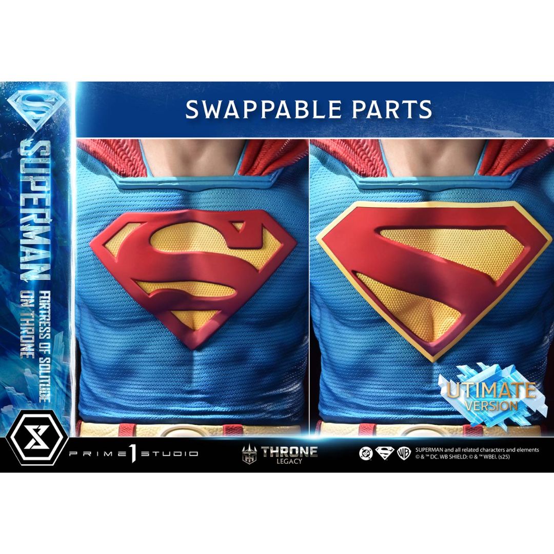 Superman Fortress Of Solitude On Throne Deluxe Statue By Prime1 Studios -Prime1 Studios - India - www.superherotoystore.com