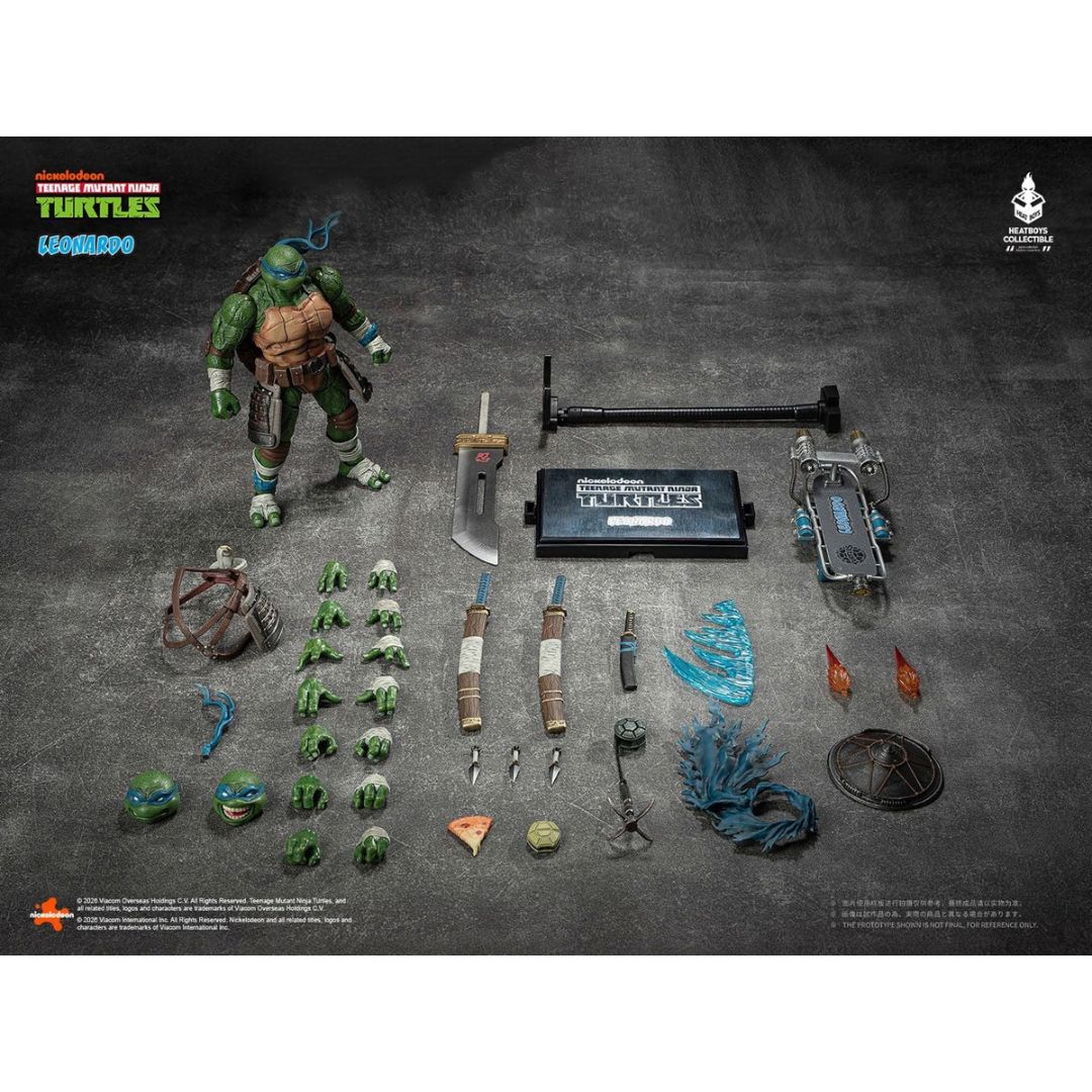 Teenage Mutant Ninja Turtles Leonardo Action Figure Deluxe Version By Heatboys