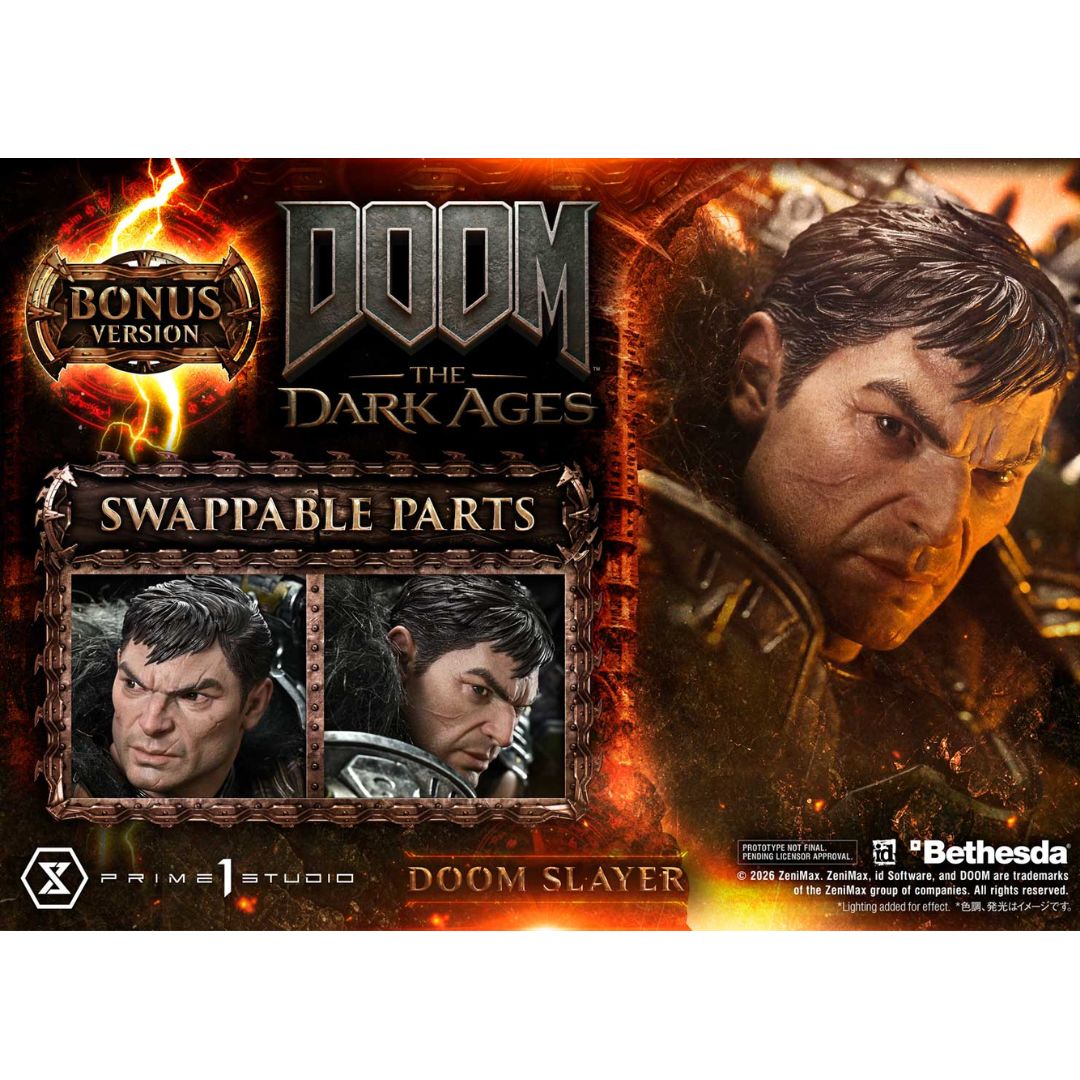 Doom: The Dark Ages Doom Slayer Dx Bonus Version Statue By Prime1 Studios