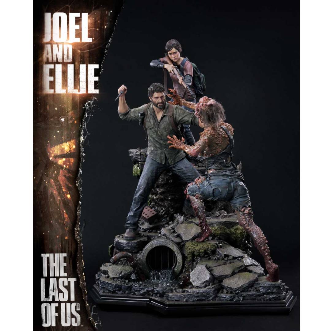 The Last of Us Part 1 Joel & Ellie DX Bonus Version Figure by Prime1 Studios -Prime 1 Studio - India - www.superherotoystore.com