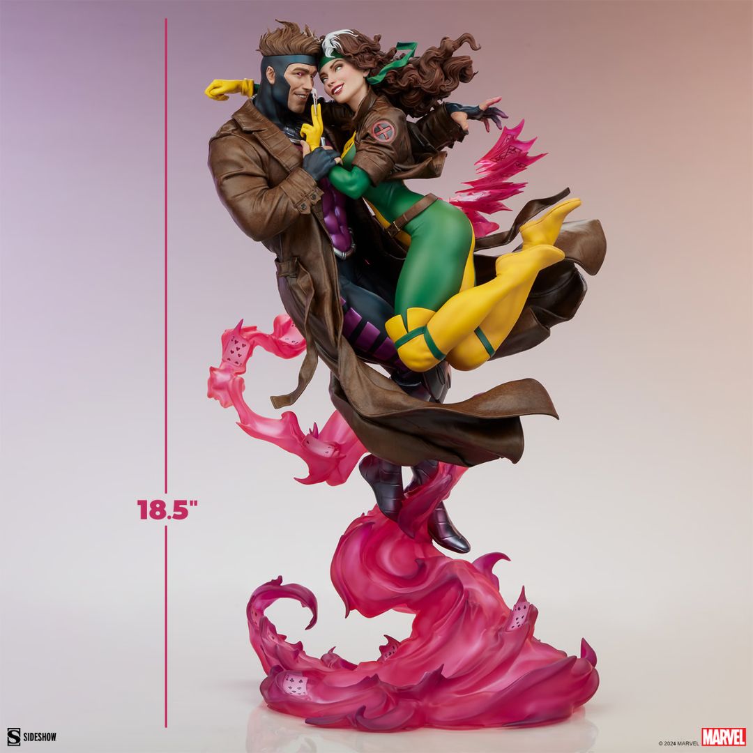 Rogue & Gambit Statues by Sideshow Collectibles -Sideshow Collectibles - India - www.superherotoystore.com