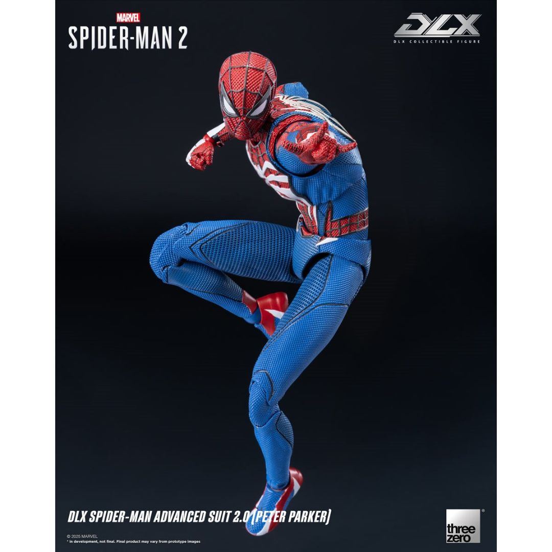Marvel'S Spider-Man 2: Spider-Man Advanced Suit 2.0 Peter Parker By Threezero -ThreeZero - India - www.superherotoystore.com