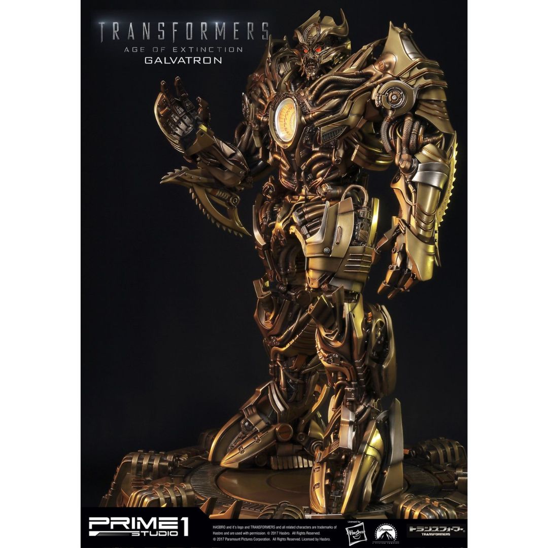 Transformers: Age Of Extinction (Film) Galvatron Gold Version Statue By Prime1 Studios -Prime 1 Studio - India - www.superherotoystore.com