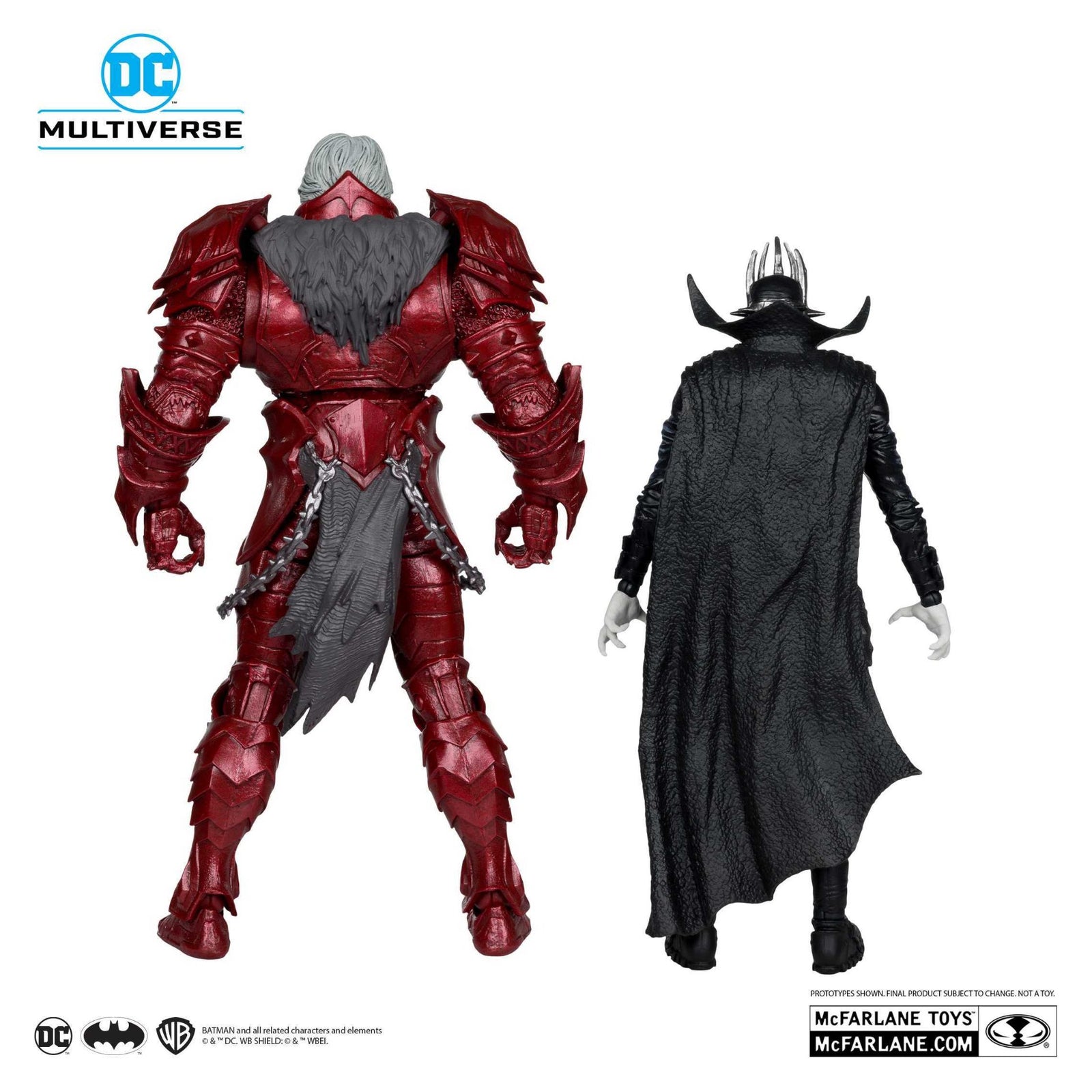 Batman Who Laughs #4 (Knight Armor) & Merciless (Dark Multiverse) Action Figure By Mcfarlane Toys -McFarlane Toys - India - www.superherotoystore.com