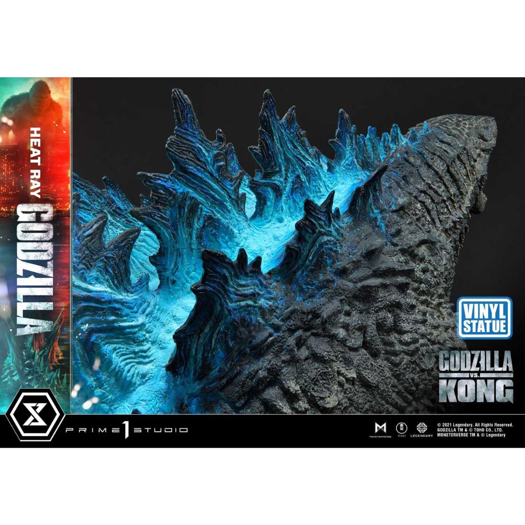 Godzilla Vs Kong Heat Ray Godzilla Vinyl Statue By Prime 1 Studios -Prime 1 Studio - India - www.superherotoystore.com