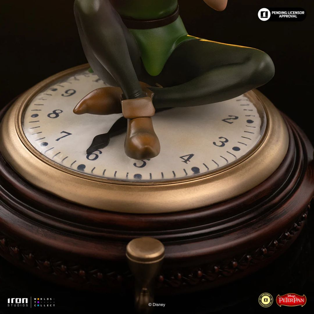 Disney Classics Peter Pan & Tinkerbell Statue By Iron Studios