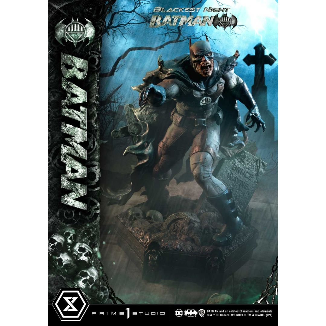 Blackest Night (Comics) Batman Statue by Prime 1 Studios -Prime 1 Studio - India - www.superherotoystore.com
