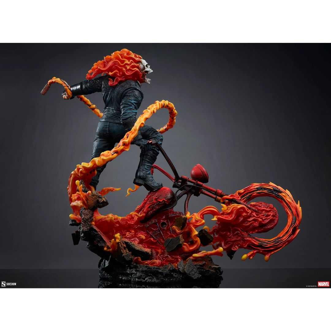 Ghost Rider (Classic Variant) Premium Format By Sideshow Collectibles -Sideshow Collectibles - India - www.superherotoystore.com