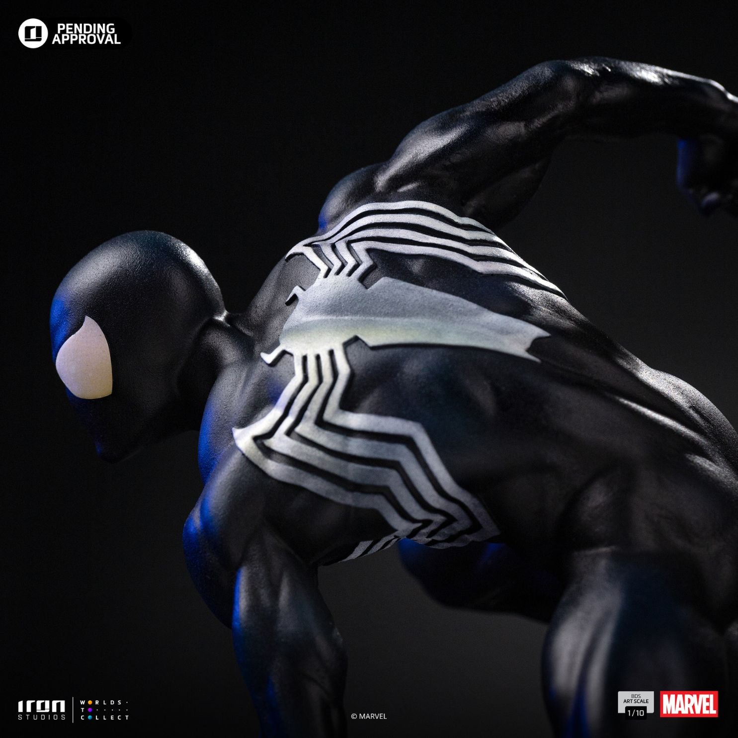 Spider-Man Black Bds Art Statue By Iron Studios -Iron Studios - India - www.superherotoystore.com