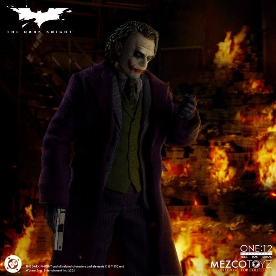 The Dark Knight Joker Figure By Mezco Toys -Mezco Toys - India - www.superherotoystore.com