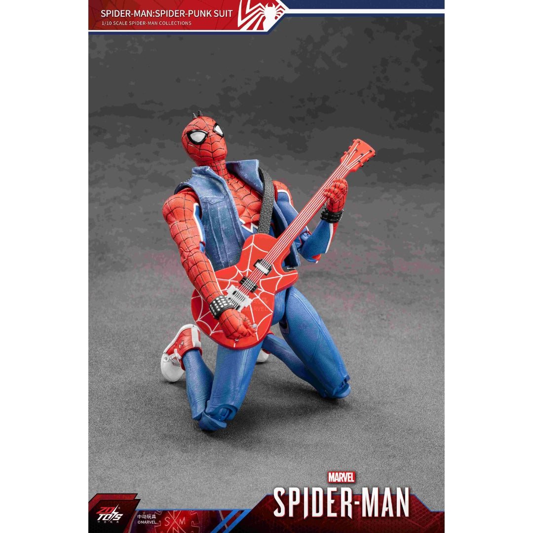 Spider-Man: Spider-Punk Suit Action Figure By Zd Toys