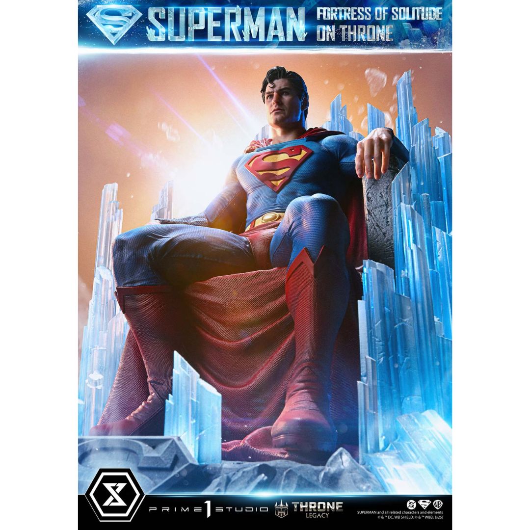 Superman Fortress Of Solitude On Throne Statue By Prime1 Studios -Prime1 Studios - India - www.superherotoystore.com