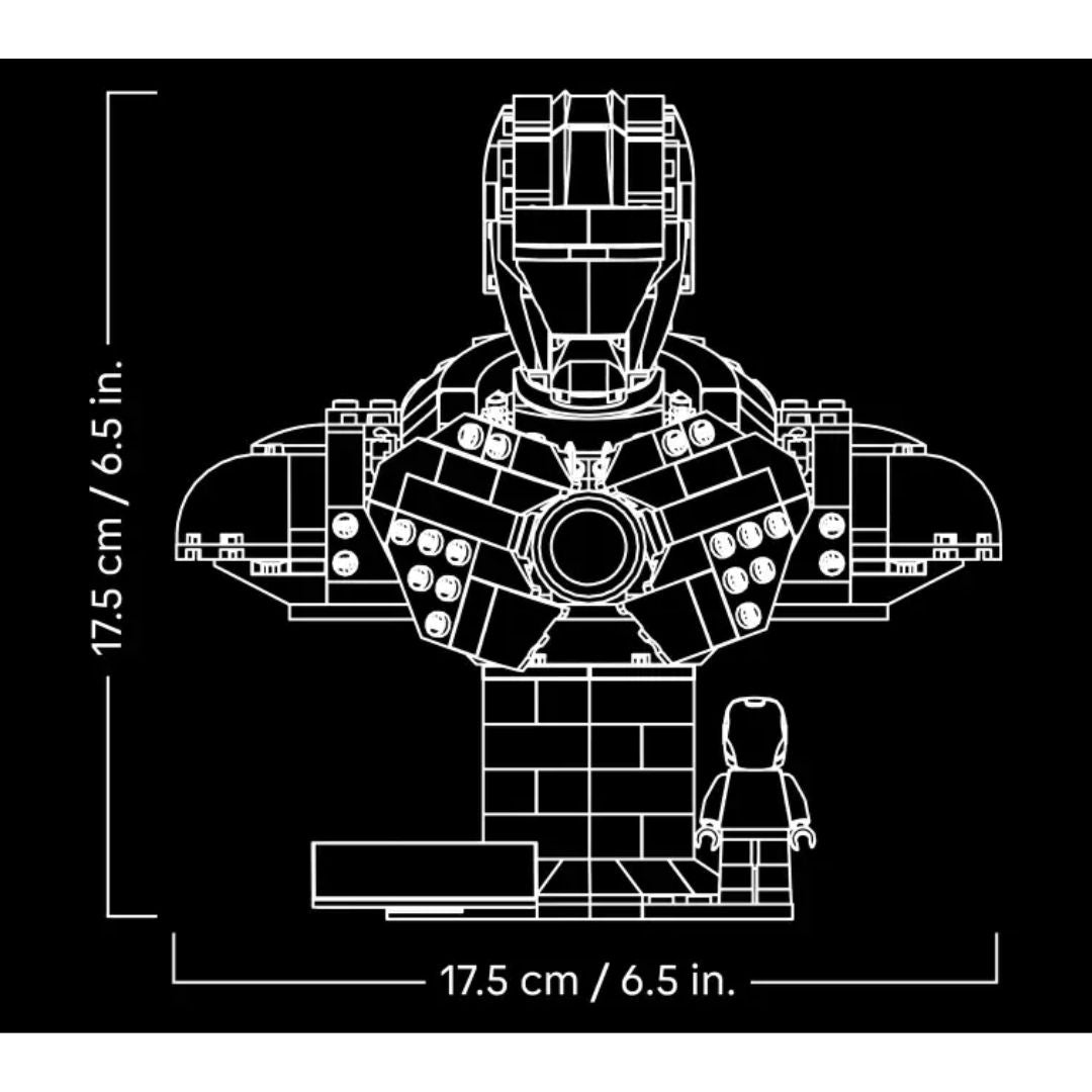 Iron Man Mk4 Bust By Lego -Lego - India - www.superherotoystore.com