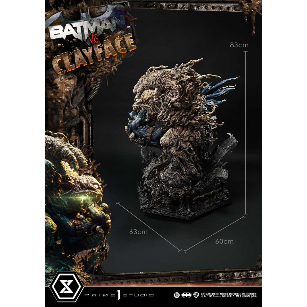 Batman (Comics) Batman Vs Clayface Deluxe Statue By Prime1 Studios -Prime 1 Studio - India - www.superherotoystore.com