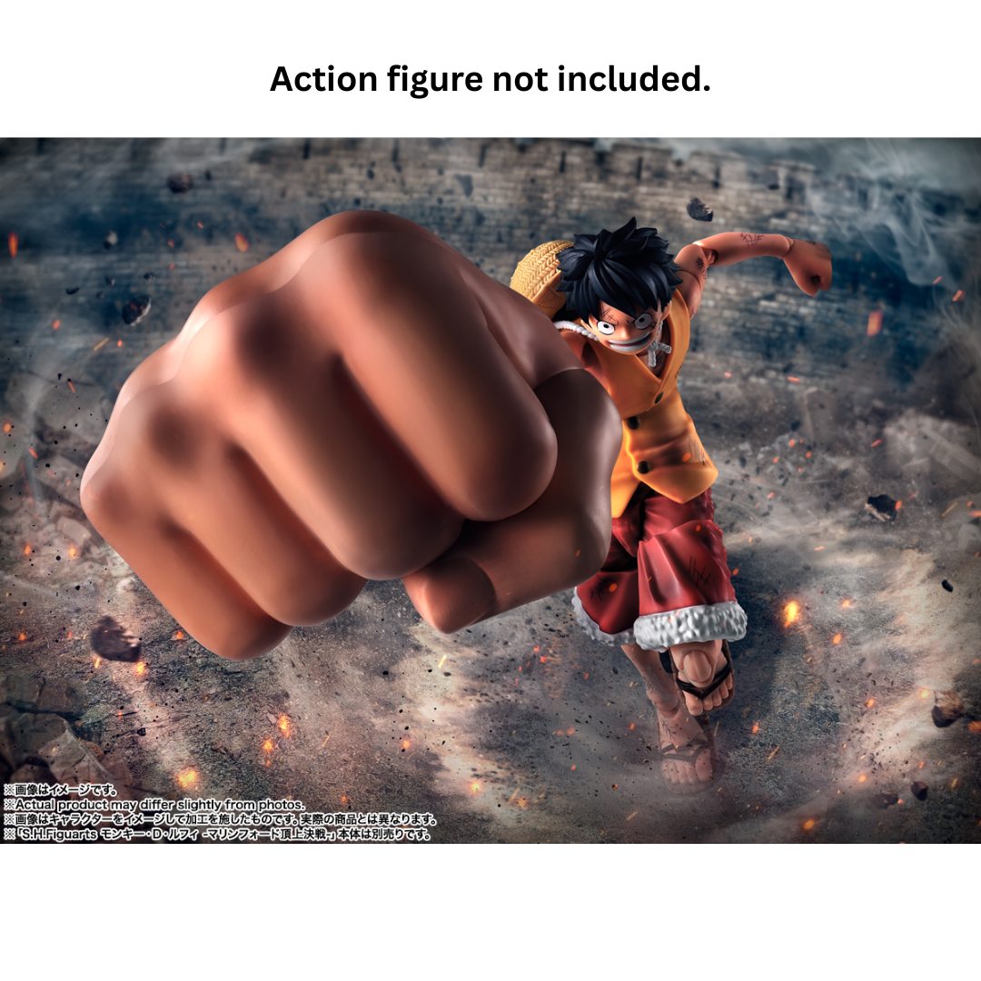 One Piece Luffy -Marineford- “Gear Three” Op Parts S.H.Figuarts Set By Tamashii Nations -Tamashii Nations - India - www.superherotoystore.com
