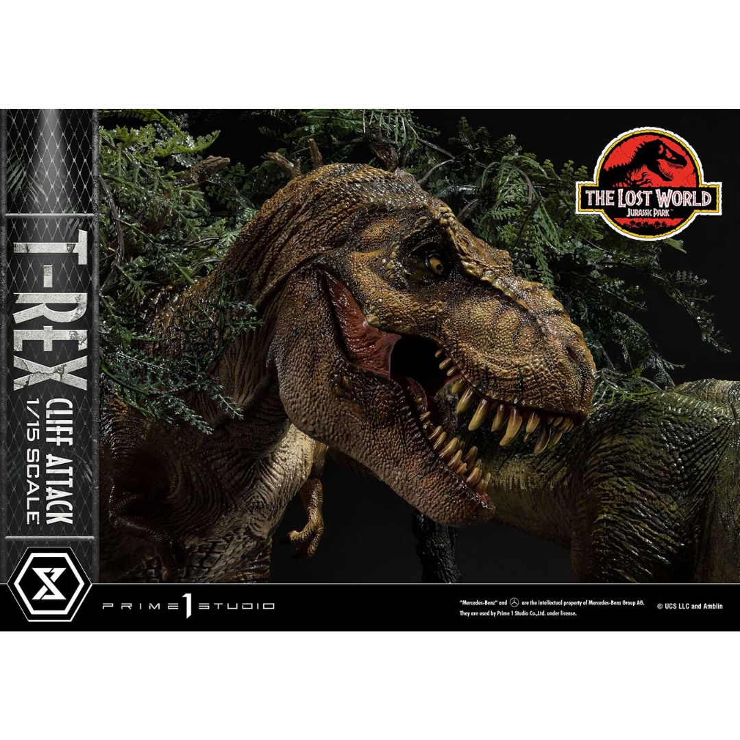 T-Rex Cliff Attack (Bonus Version) Statue By Prime1 Studios -Prime 1 Studio - India - www.superherotoystore.com
