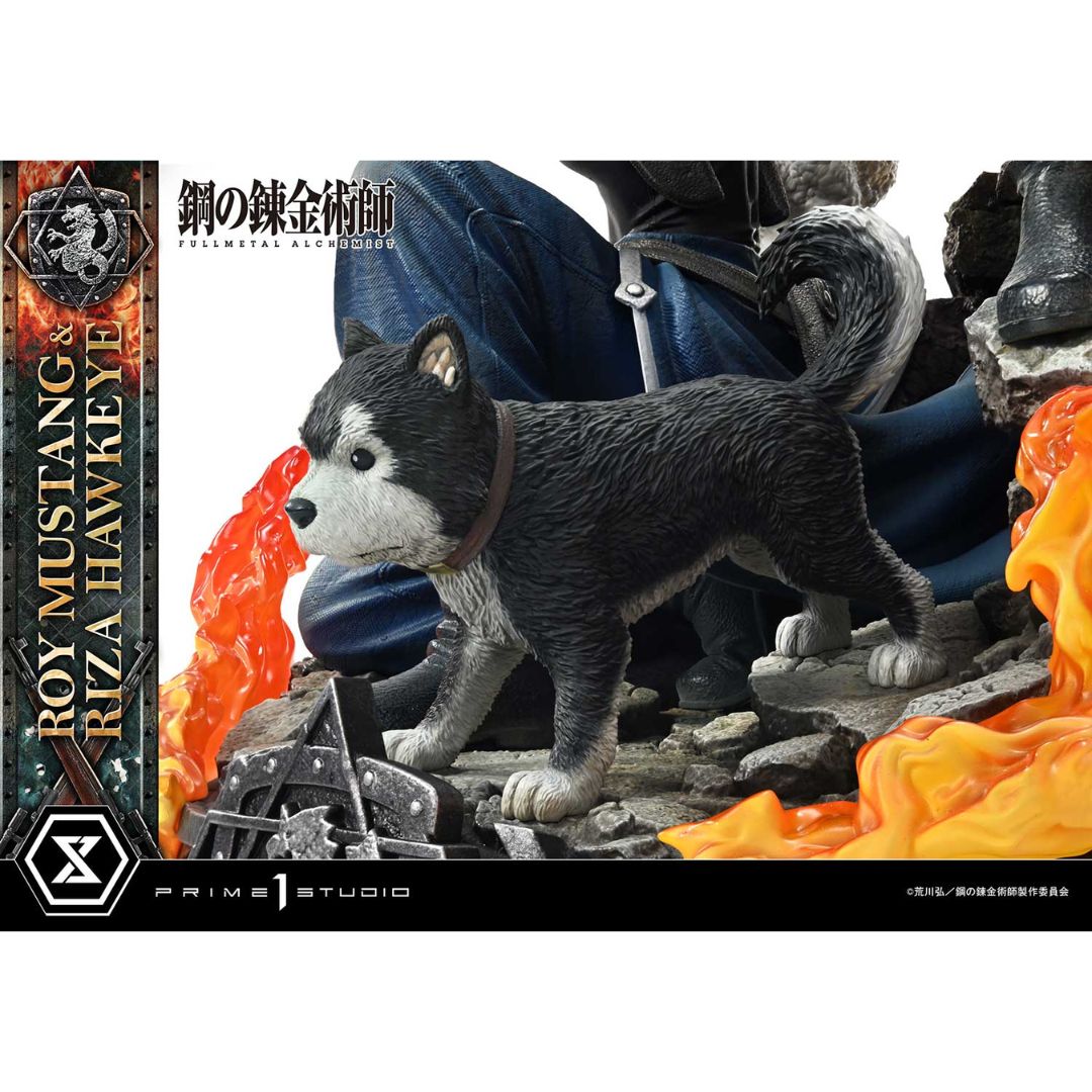 Fullmetal Alchemist Roy Mustang & Riza Hawkeye Dx Regular Version statue By Prime1 Studios -Prime 1 Studio - India - www.superherotoystore.com