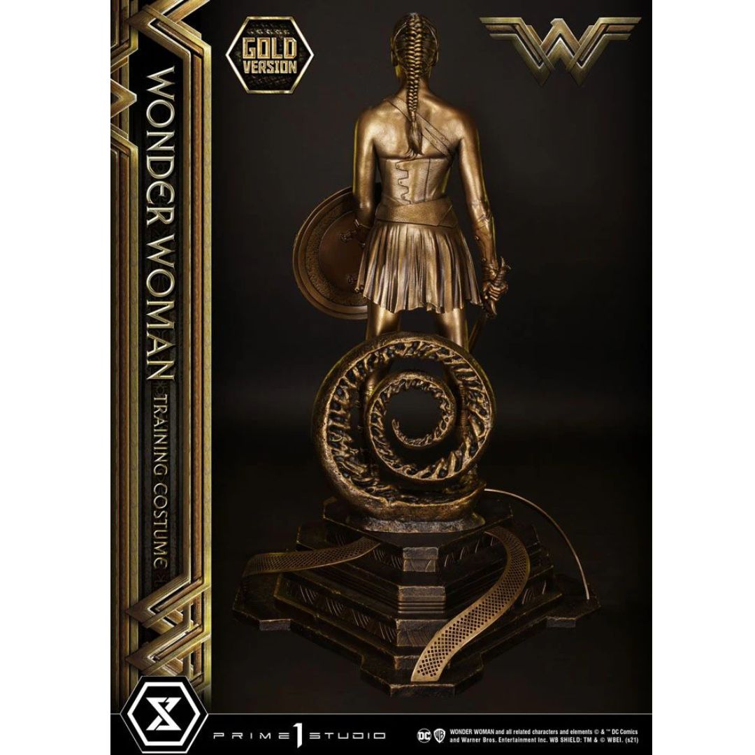 Wonder Woman (Film) Wonder Woman Training Costume Gold Version Statue By Prime1 Studios -Prime 1 Studio - India - www.superherotoystore.com