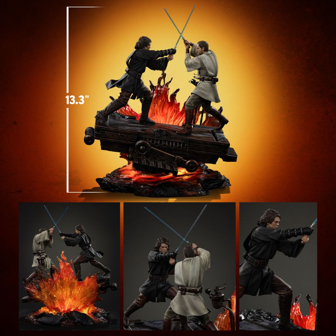 Anakin Vs Obi-Wan - Star Wars Iron Studios By Iron Studios