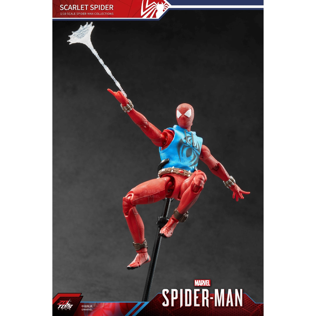 Spider-Man Scarlet Spider Action Figure By Zd Toys