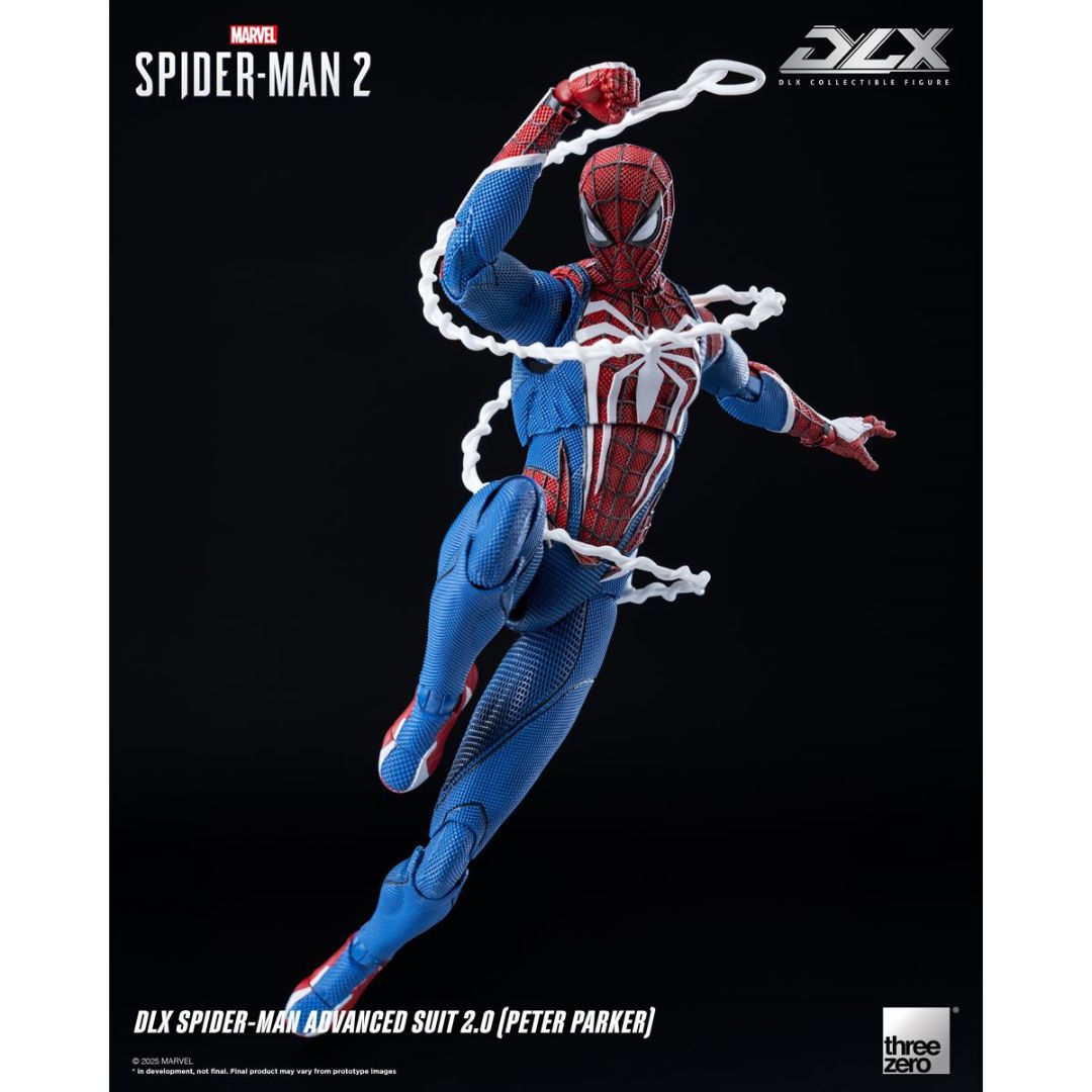 Marvel'S Spider-Man 2: Spider-Man Advanced Suit 2.0 Peter Parker By Threezero -ThreeZero - India - www.superherotoystore.com