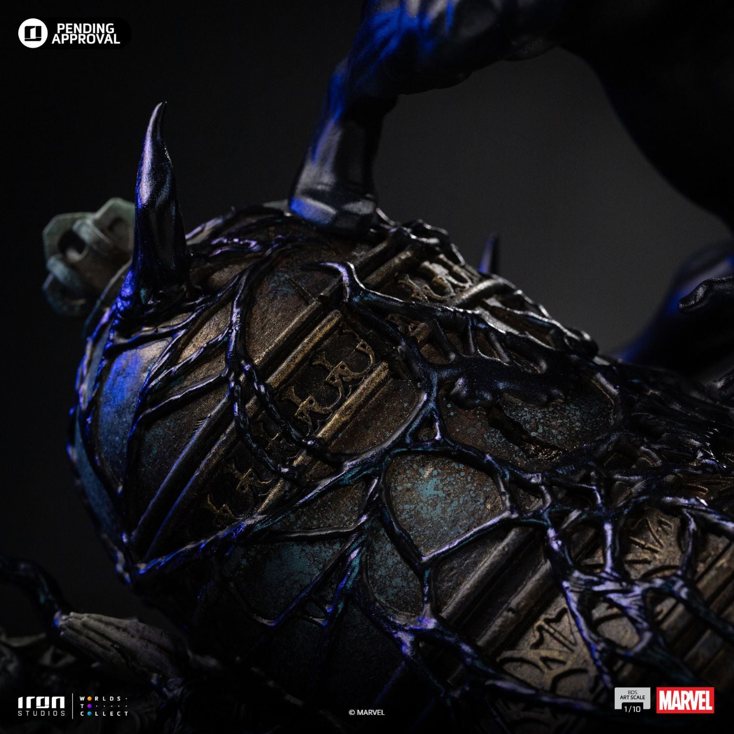 Spider-Man Black Bds Art Statue By Iron Studios -Iron Studios - India - www.superherotoystore.com