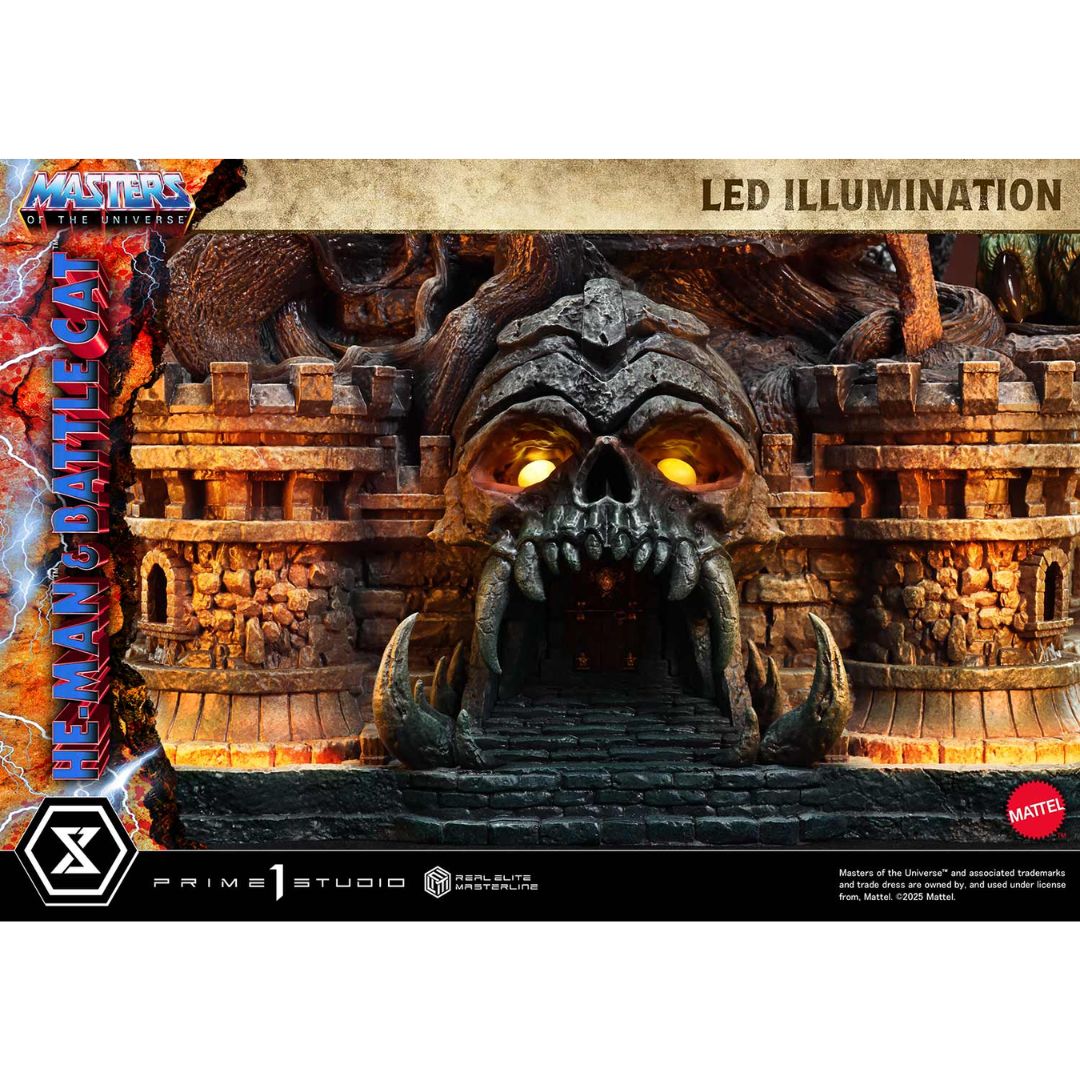 Masters Of The Universe He-Man & Battle Cat Bonus Version Statue By Prime1 Studios -Prime 1 Studio - India - www.superherotoystore.com