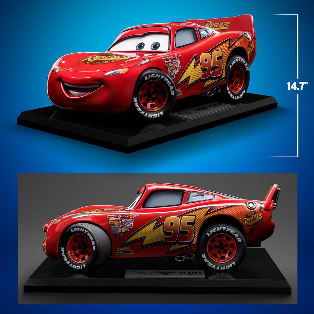 Lightning Mcqueen - Cars Statue By Iron Studios -Iron Studios - India - www.superherotoystore.com