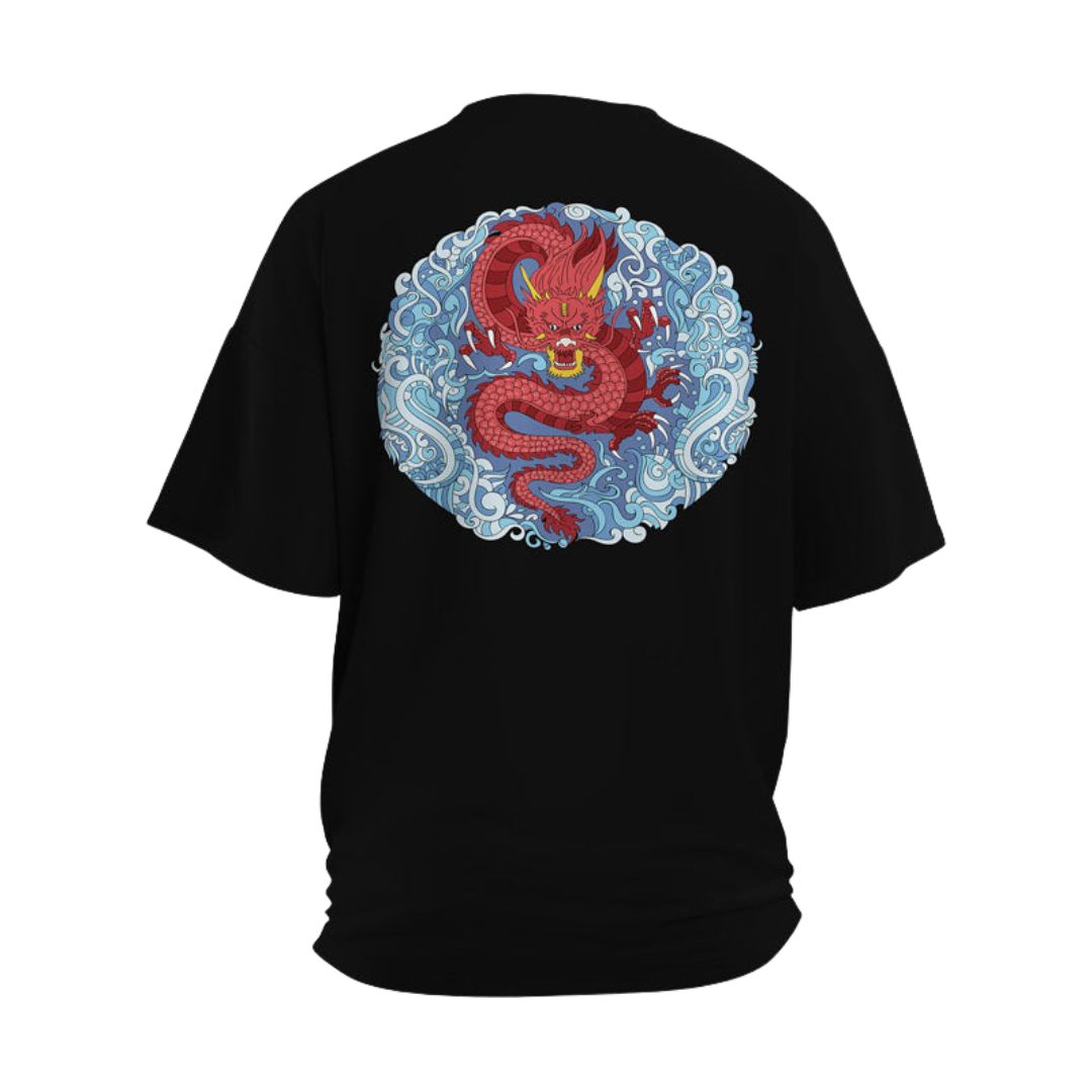 Warrior Women's Mandala Design Oversized T-Shirt -The Bay Store X The Doodleist - India - www.superherotoystore.com