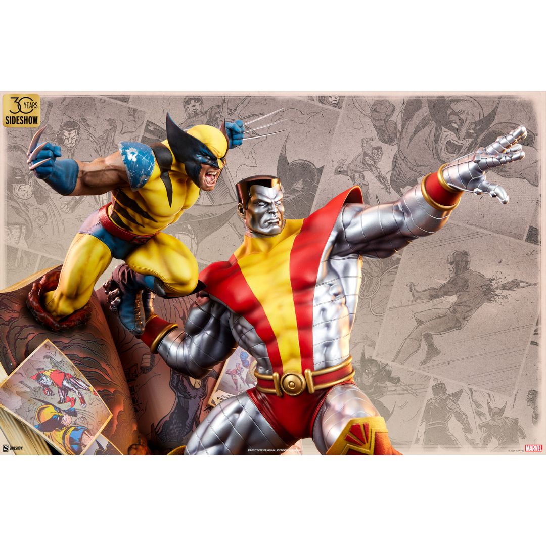 Fastball Special: Colossus and Wolverine Premium Format Statue by Sideshow Collectibles -Sideshow Collectibles - India - www.superherotoystore.com