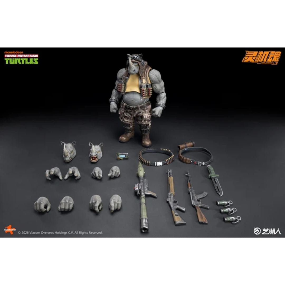 Teenage Mutant Ninja Turtles Series Rocksteady Action Figure By Lingjihun -Lingjihun - India - www.superherotoystore.com