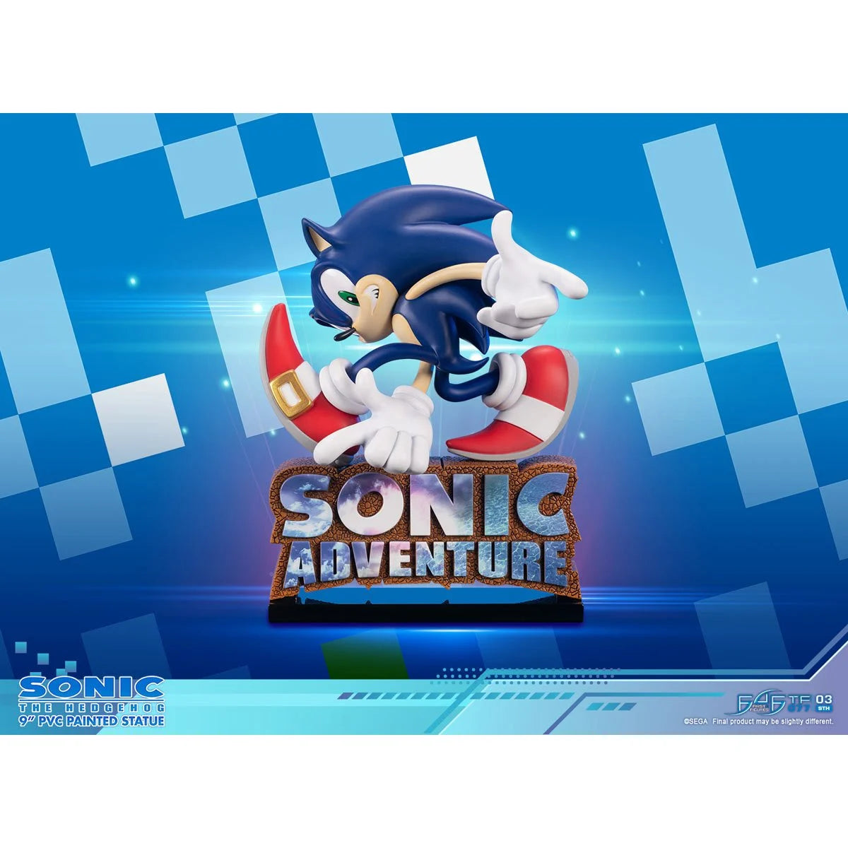 Sonic Adventure Sonic the Hedgehog PVC Statue: by First 4 Figures -First 4 Figures - India - www.superherotoystore.com