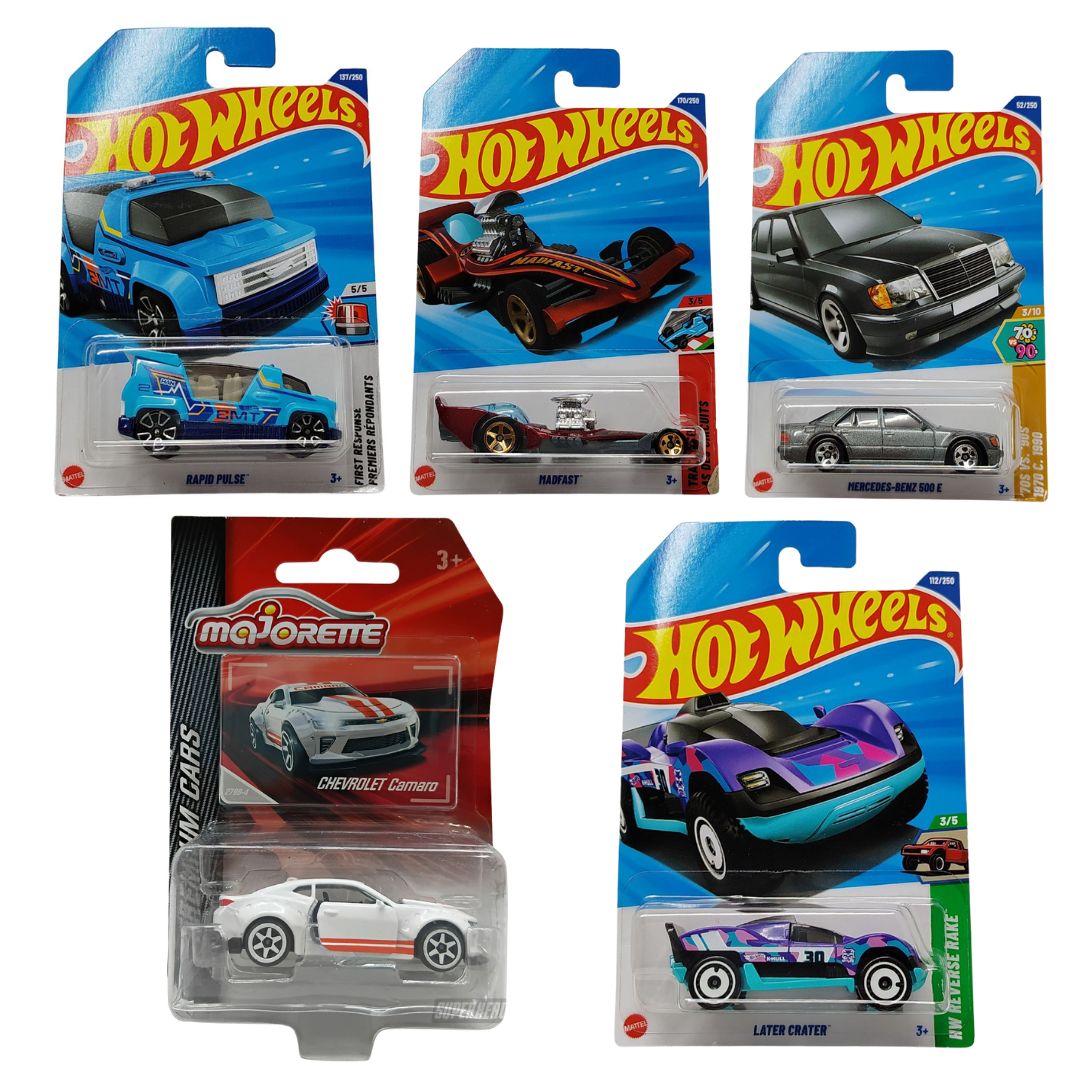 Hot Wheels & Majorette Mix Set 6