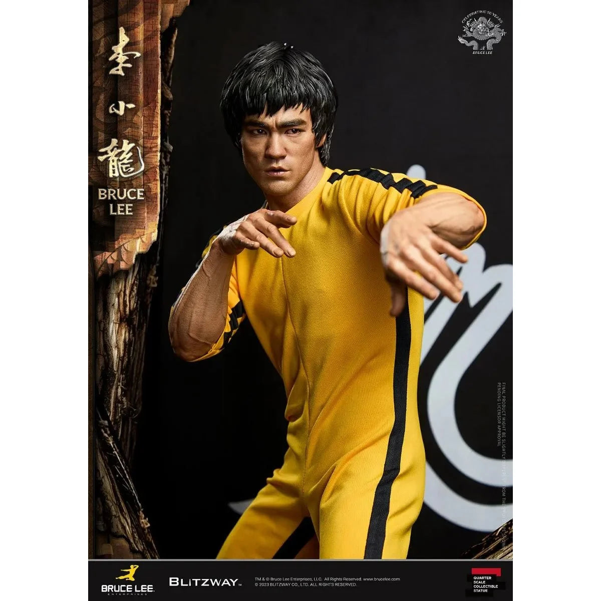 Bruce Lee Tribute 50th Anniversary Superb Scale 1:4 Statue by Blitzway -Blitzway - India - www.superherotoystore.com
