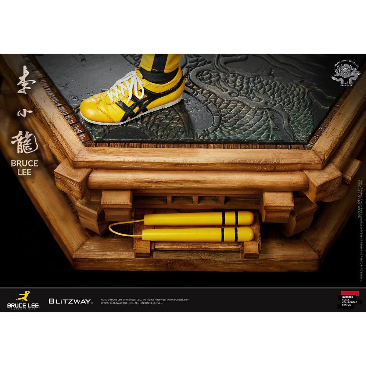 Bruce Lee Tribute 50th Anniversary Superb Scale 1:4 Statue by Blitzway -Blitzway - India - www.superherotoystore.com