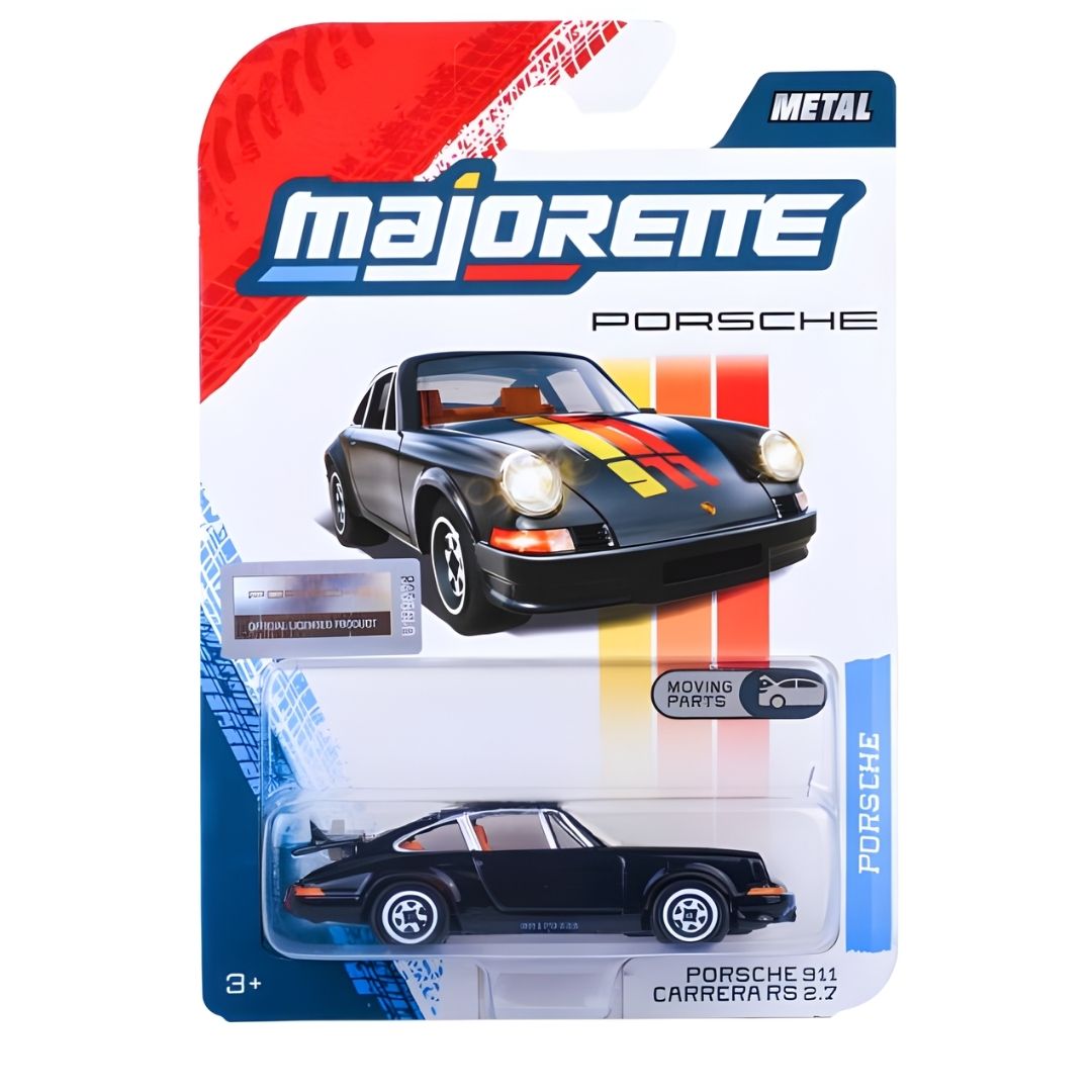 Porsche Premium Series Black 911 Carrera RS 2.7 1:64 Scale Die-Cast Car By Majorette -Majorette - India - www.superherotoystore.com
